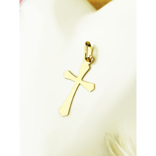 Goldanhänger Kettenanhänger Gold Anhänger Kreuz Goldkreuz Erstkommunion Gelbgold 585er 14KT