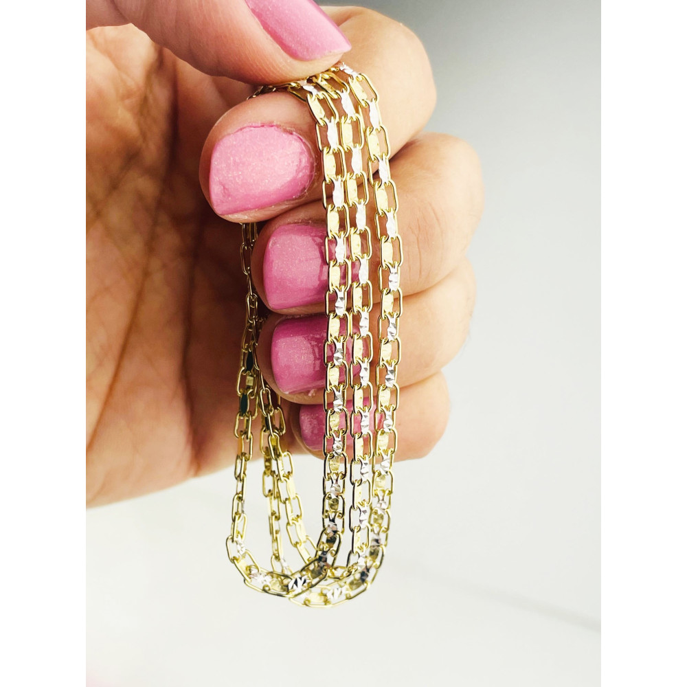 goldenes Halsband Ankerkette Gold 585er 14KT