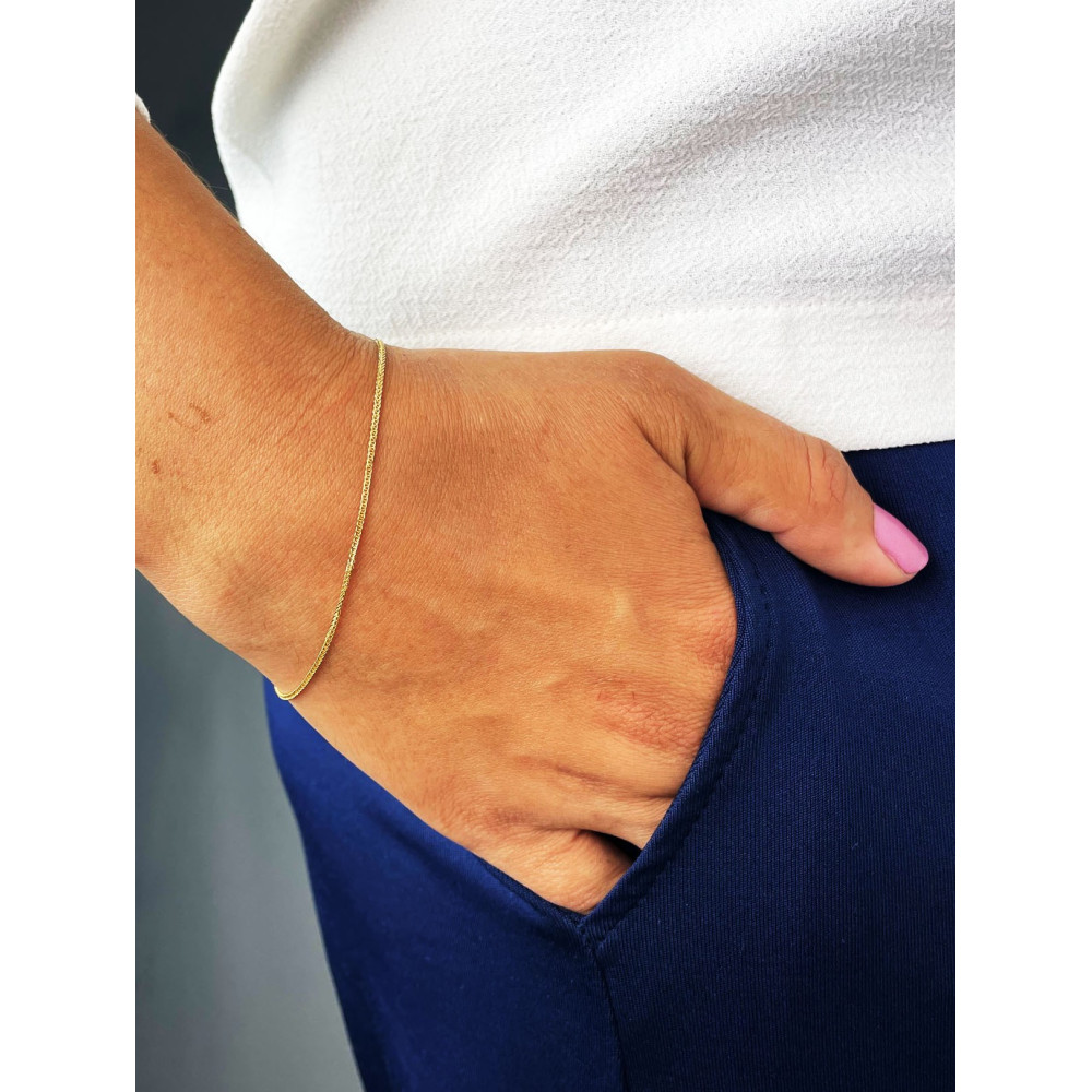 Goldarmband Spiga-kette Armbänder Gold 585er 14KT