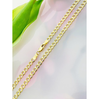 Goldkette Halskette Kette Panzerkette Collier Cuban Gelbgold 585er 14KT