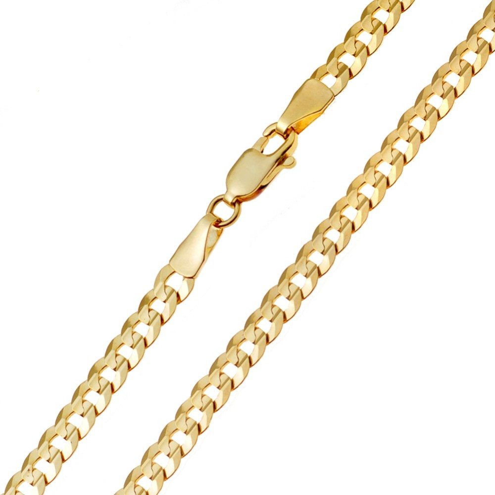 Goldkette Panzerkette Halskette Collier Echt 585er 14KT Gold