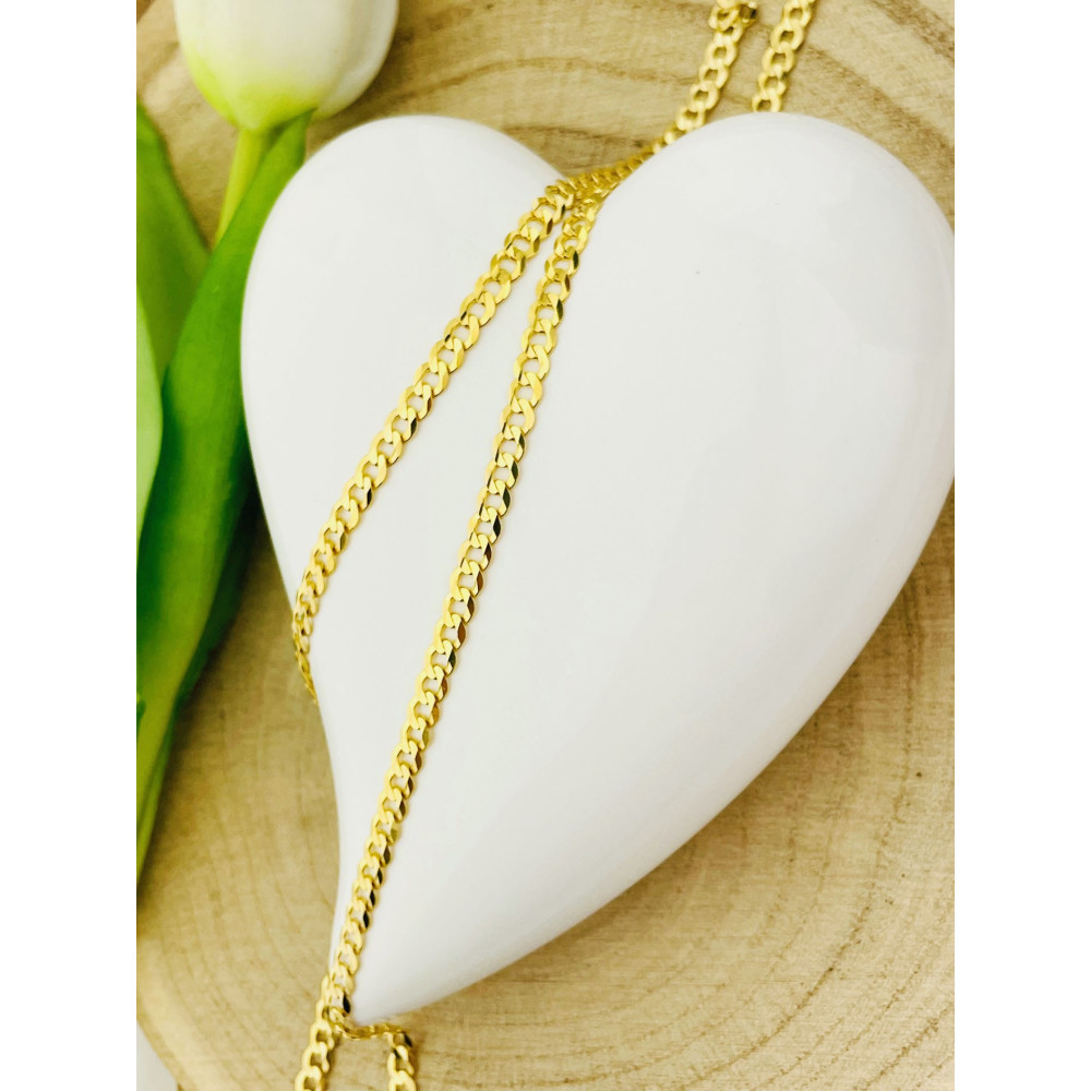 Goldkette Panzerkette Halskette Collier Echt 585er 14KT Gold