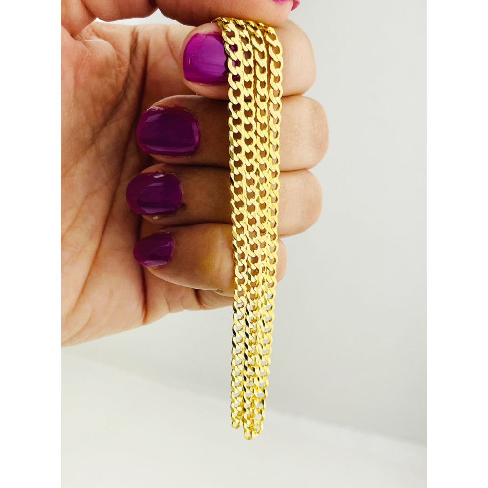 Goldkette Panzerkette Halskette Collier Echt 585er 14KT Gold