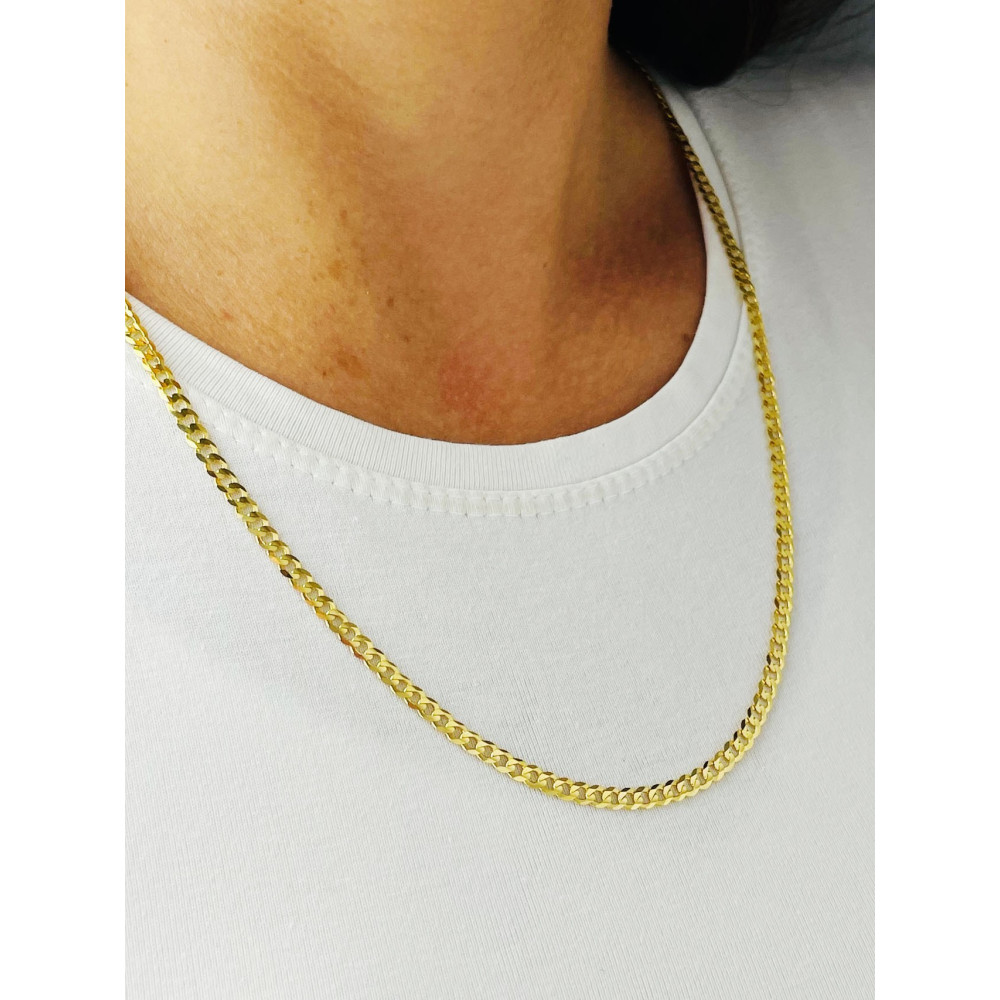 Goldkette Panzerkette Halskette Collier Echt 585er 14KT Gold