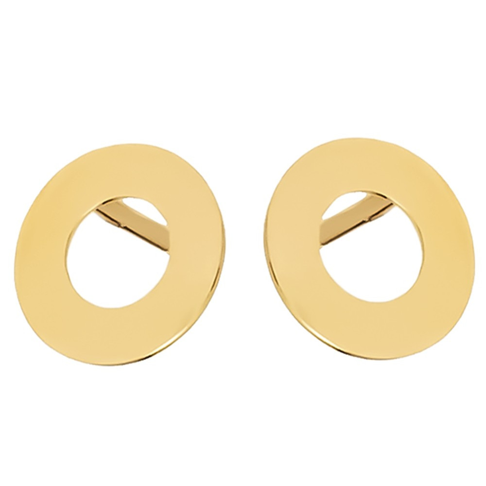 Ohrringe Ringel Ohrhänger Ohrstecker Ohrschmuck Gelbgold Paar