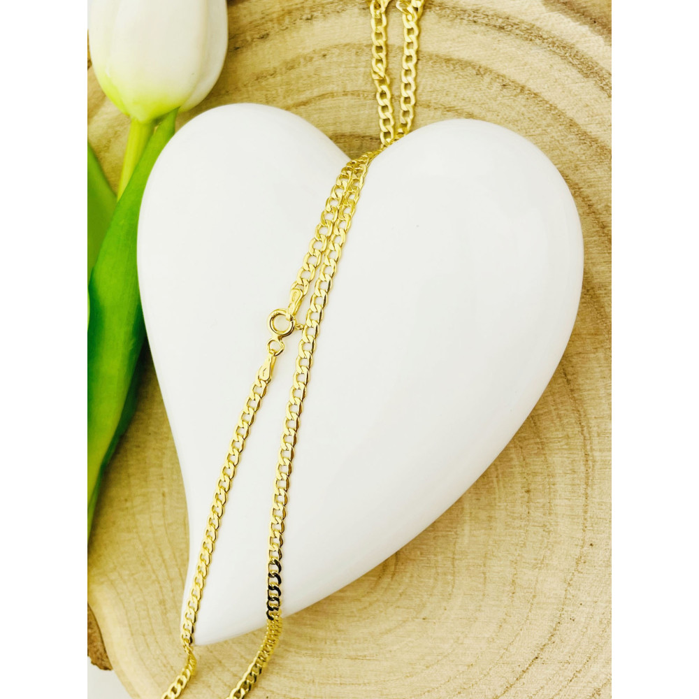 Goldkette Panzerkette Halskette Collier Echt 585er 14KT Gold