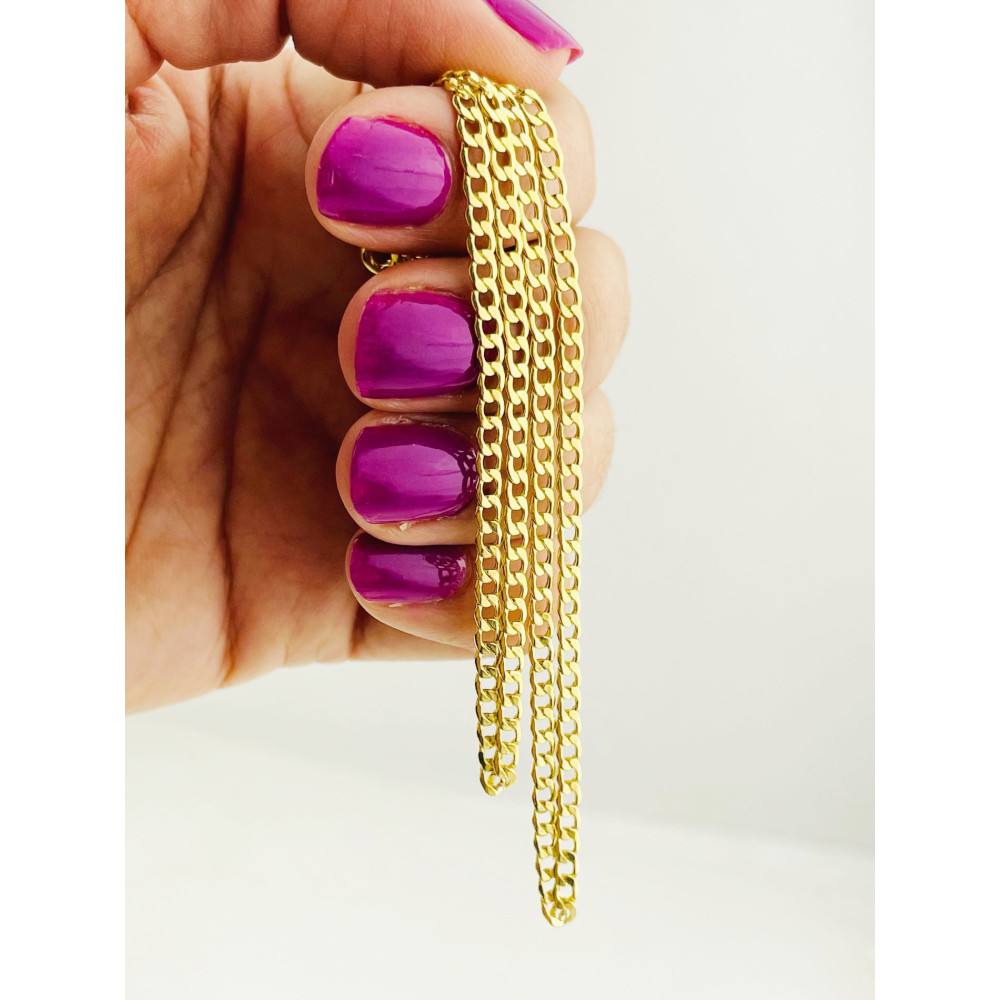 Goldkette Panzerkette Halskette Collier Echt 585er 14KT Gold