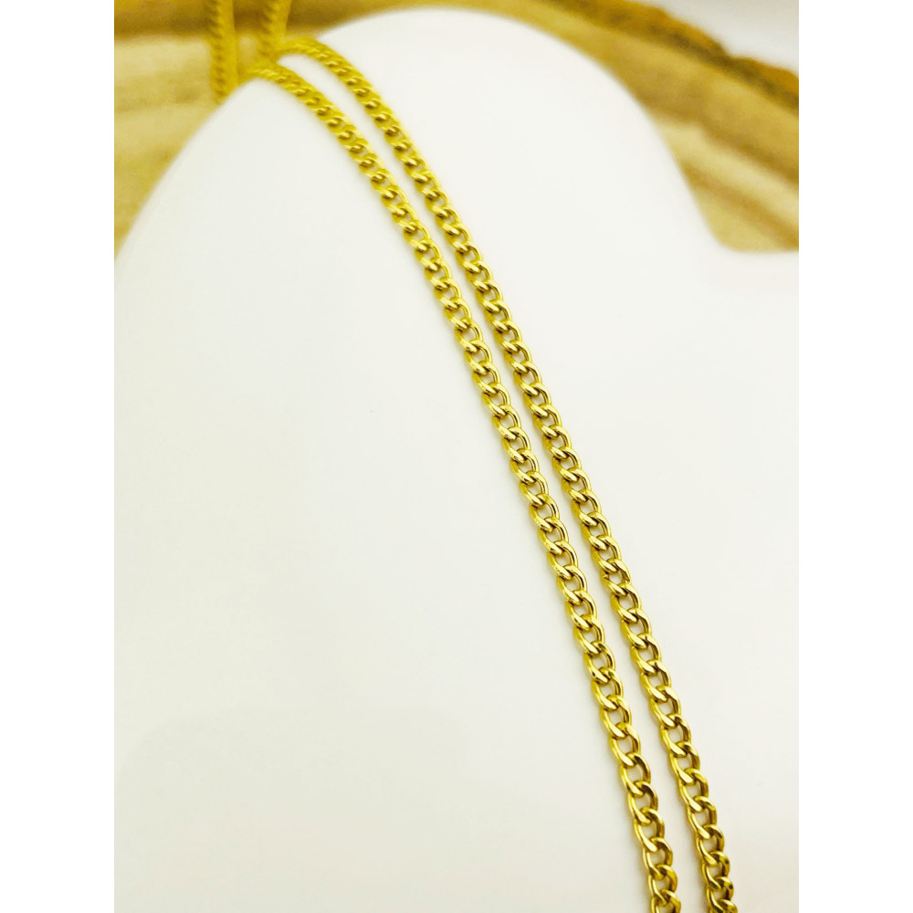 Goldkette Panzerkette Halskette Collier Echt 585er 14KT Gold