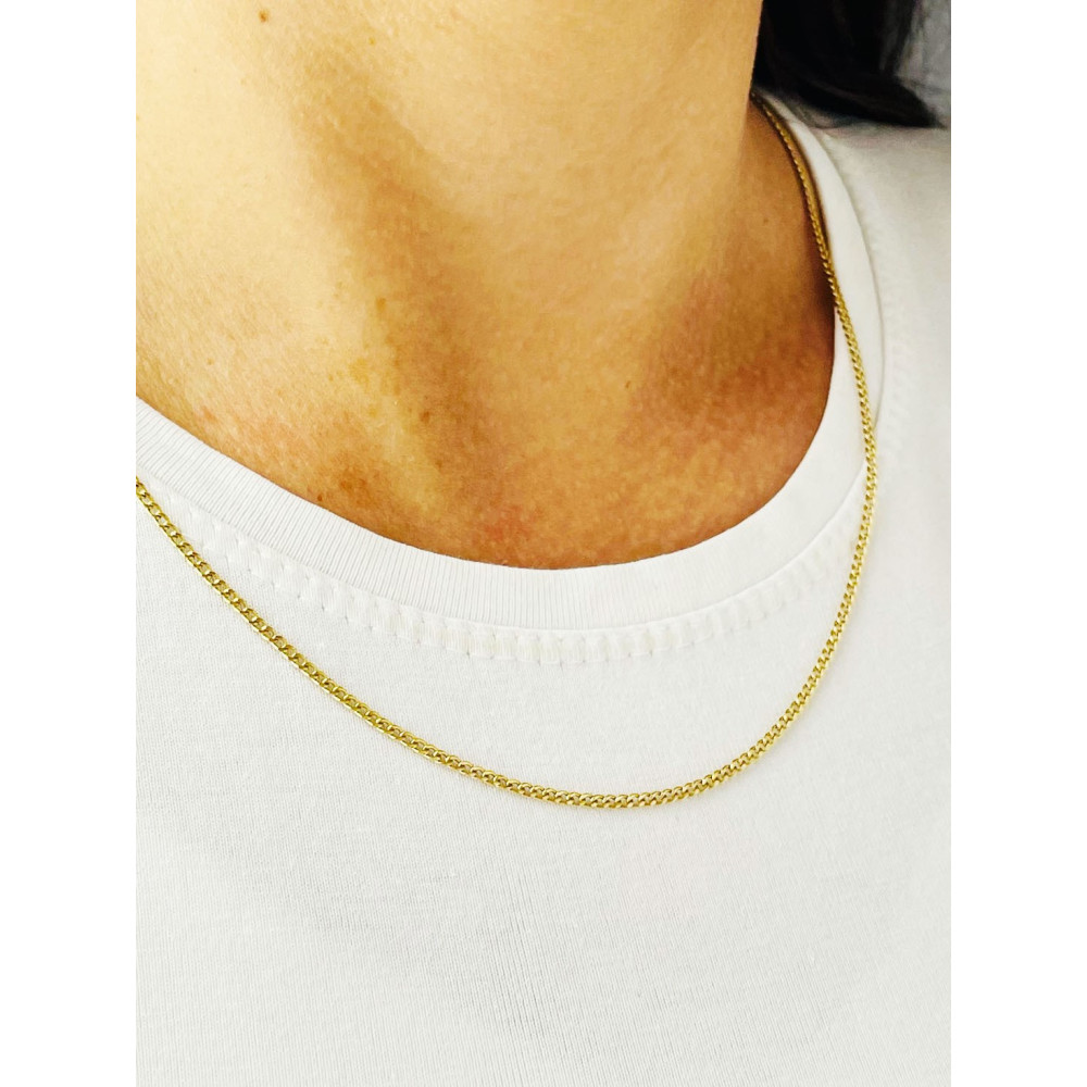 Goldkette Panzerkette Halskette Collier Echt 585er 14KT Gold