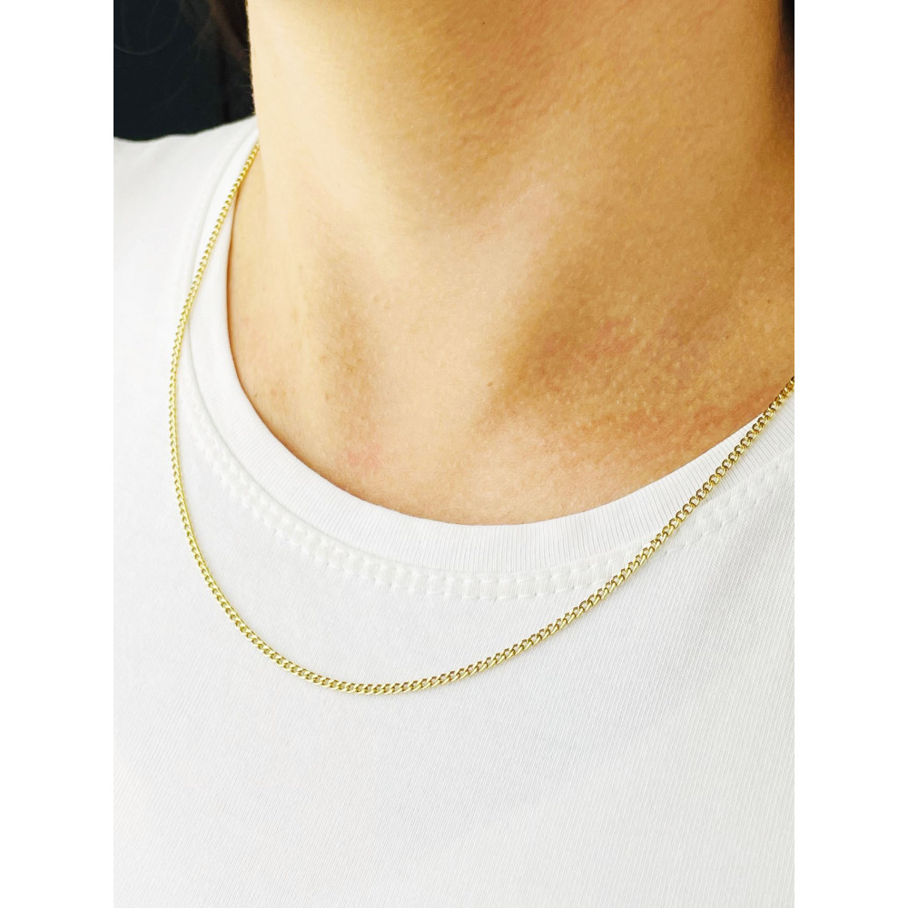 Goldkette Panzerkette Halskette Collier Echt 585er 14KT Gold