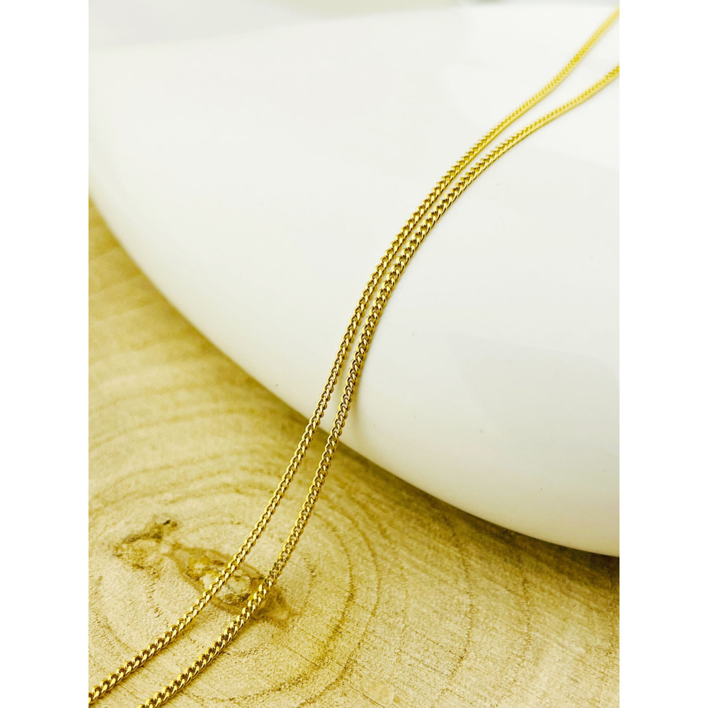 Goldkette Panzerkette Halskette Collier Echt 333er 8KT Gold