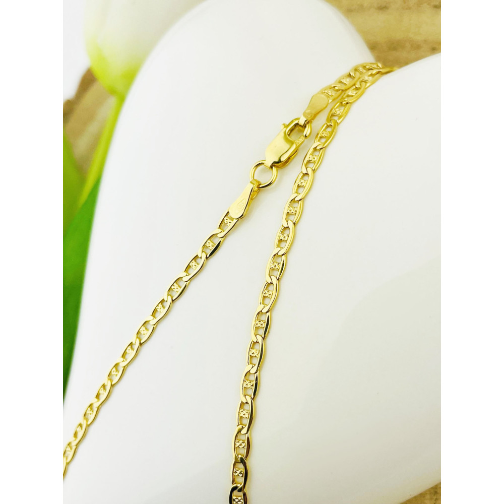 Gold Halskette Goldene Marina-Kette 585er 14KT