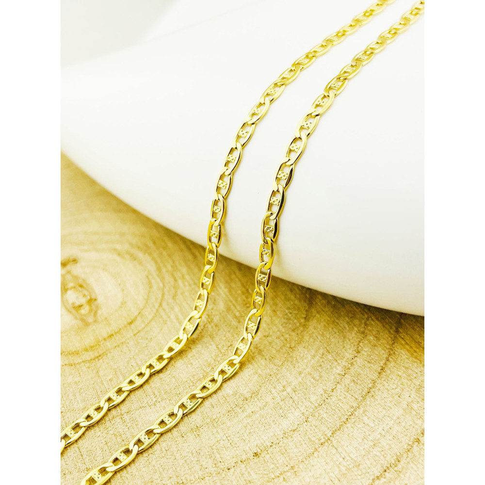 Gold Halskette Goldene Marina-Kette 585er 14KT