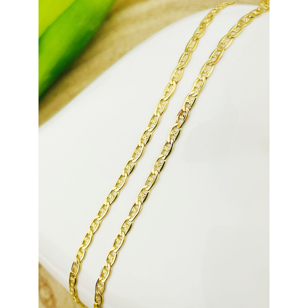 Gold Halskette Goldene Marina-Kette 585er 14KT