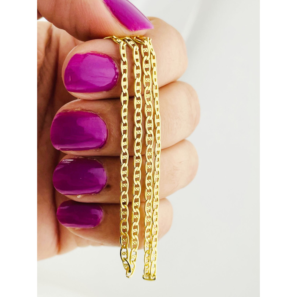 Gold Halskette Goldene Marina-Kette 585er 14KT