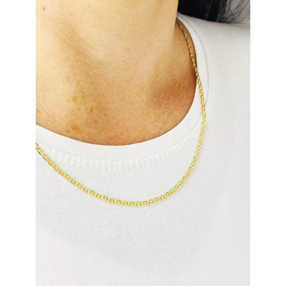 Gold Halskette Goldene Marina-Kette 585er 14KT
