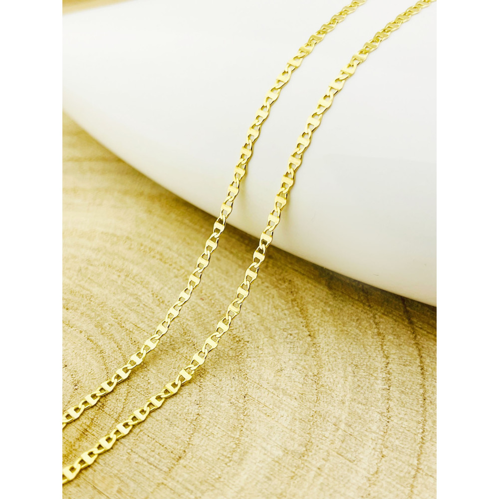 Gold Halskette Goldene Marina-Kette 585er 14KT