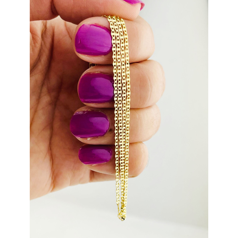 Gold Halskette Goldene Marina-Kette 585er 14KT