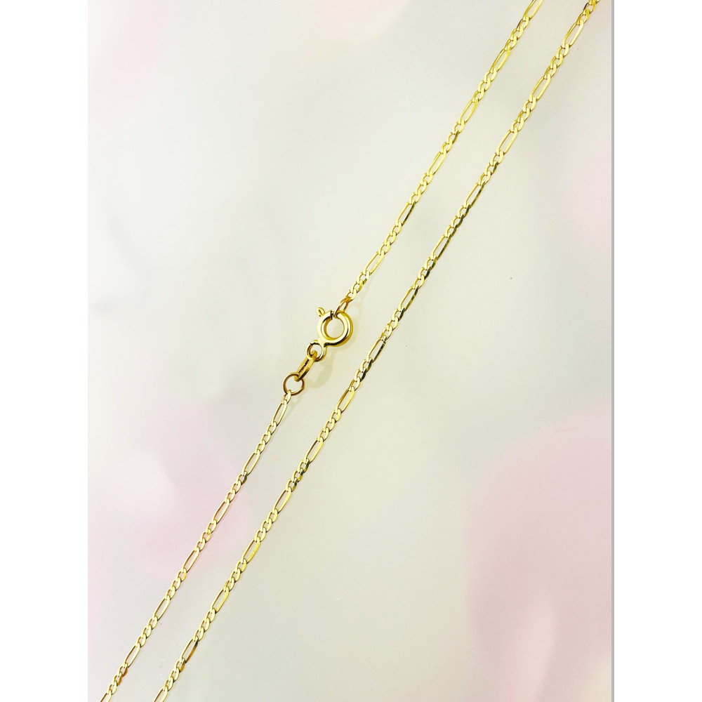 Goldkette Halskette Figarokette Figaro Kette Collier Gelbgold