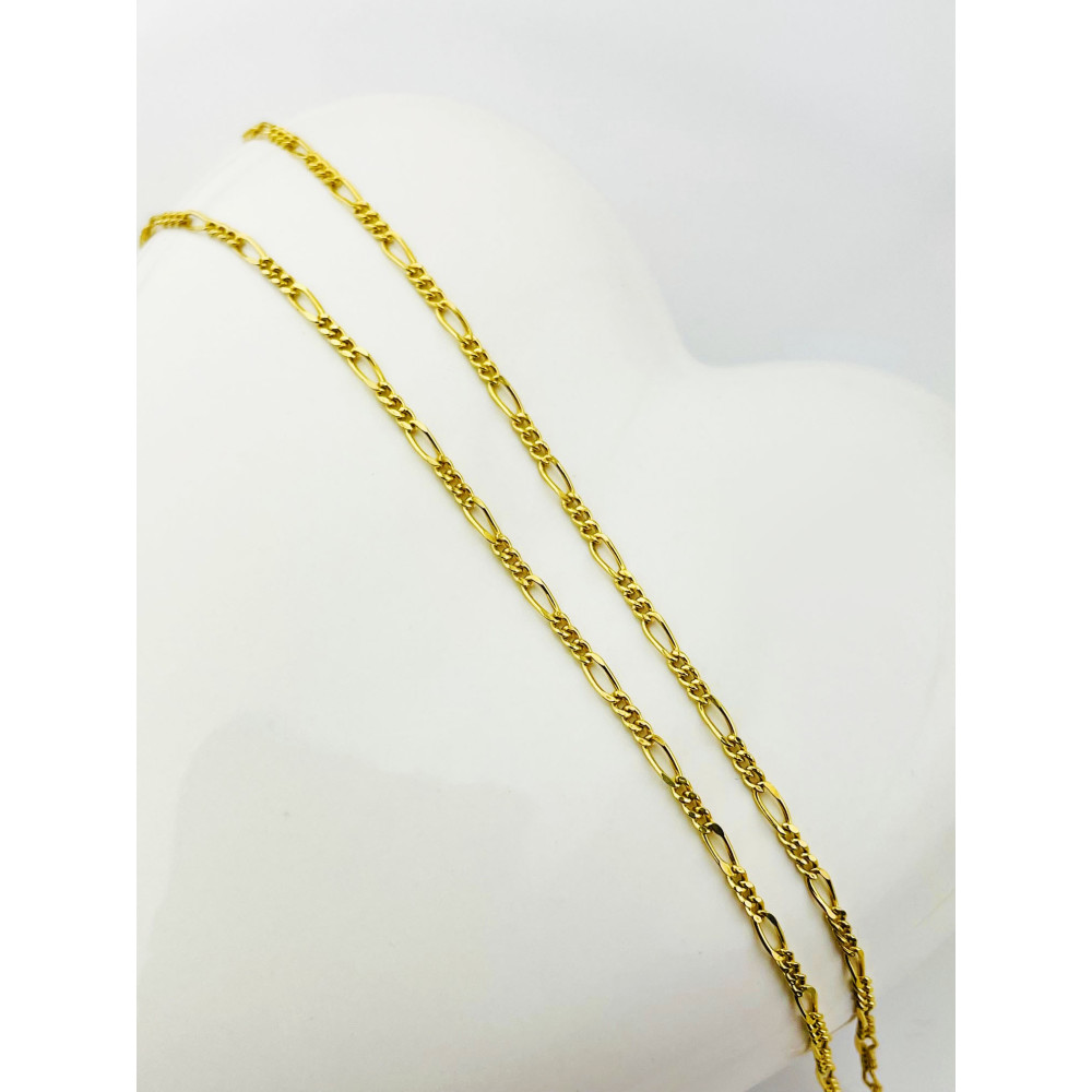 Goldkette Halskette Figarokette Figaro Kette Collier Gelbgold