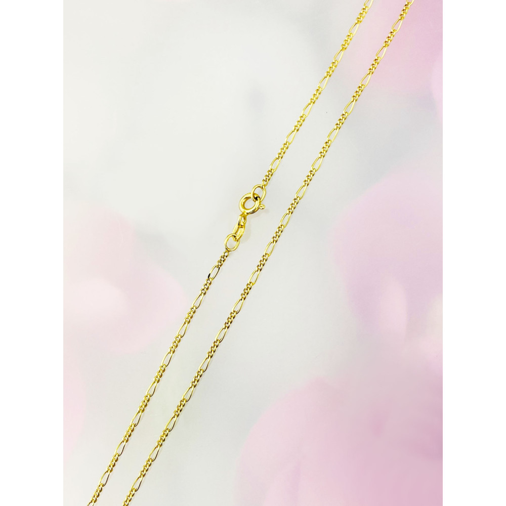 Goldkette Halskette Figarokette Figaro Kette Collier Gelbgold