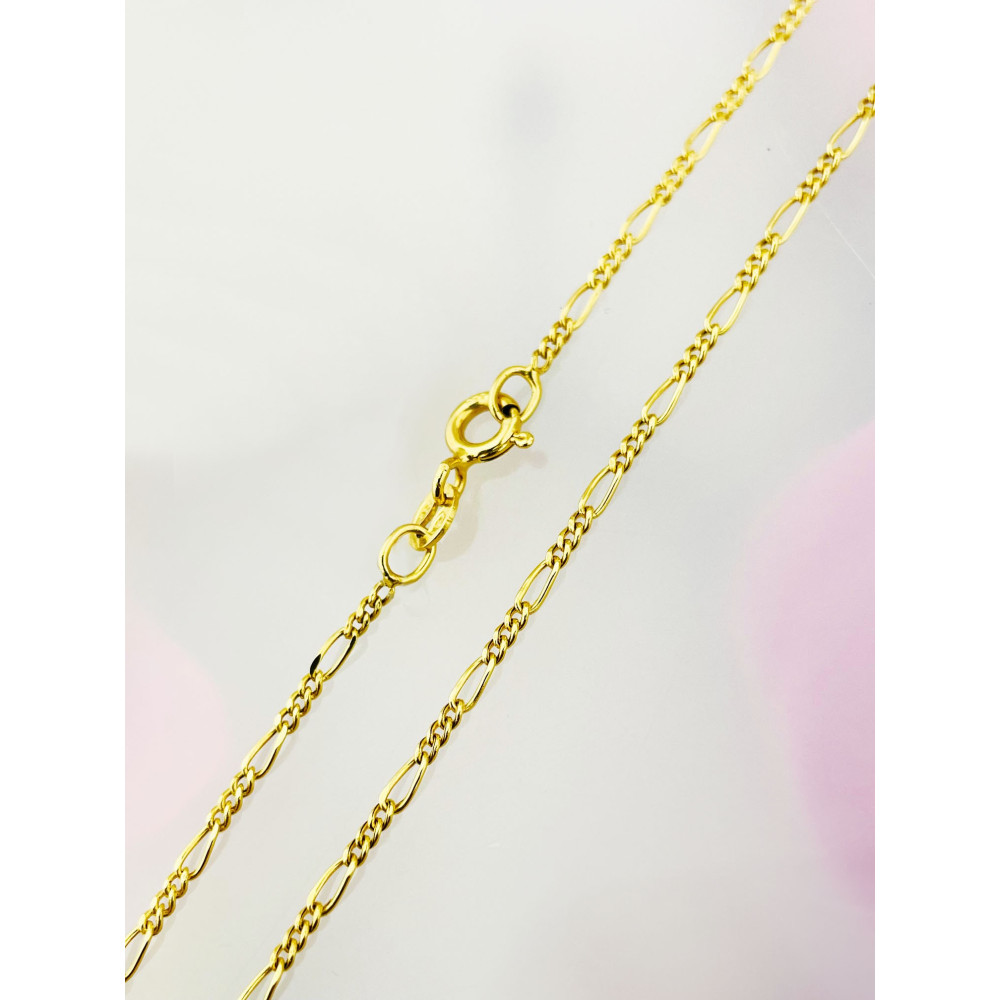 Goldkette Halskette Figarokette Figaro Kette Collier Gelbgold