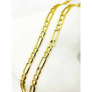 Goldkette Halskette Figarokette Figaro Kette Collier Gold 585er 14KT