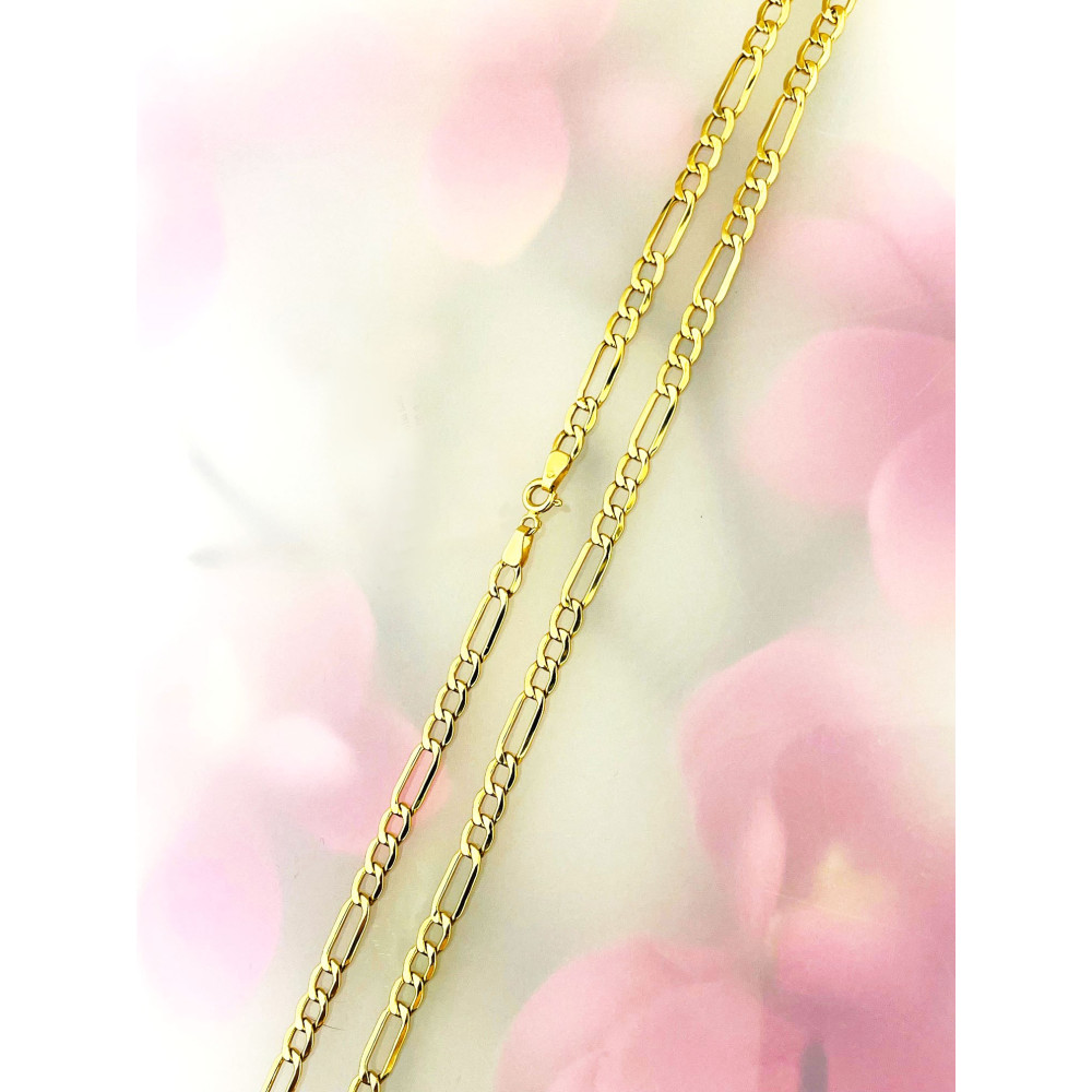 Goldkette Halskette Figarokette Figaro Kette Collier Gold 585er 14KT