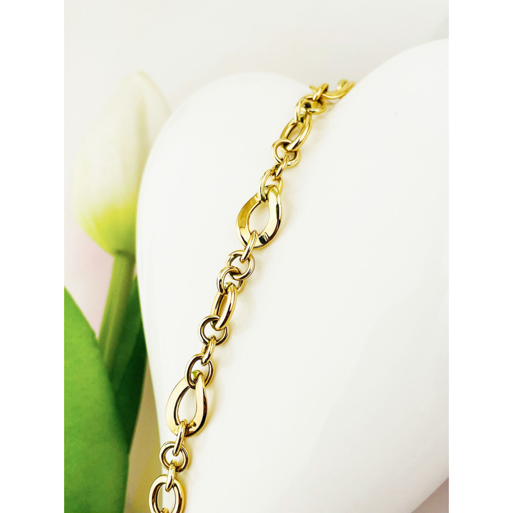 Damen Goldarmband Armband Armkette Gelbgold