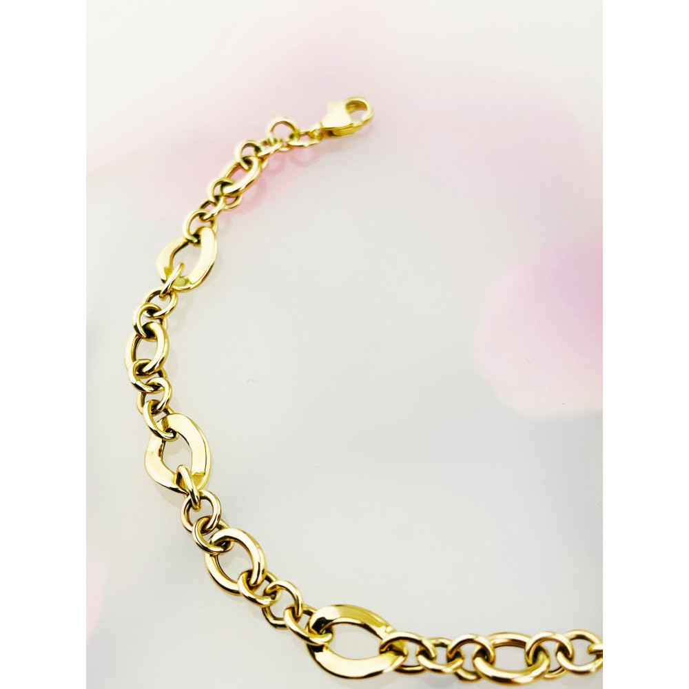 Damen Goldarmband Armband Armkette Gelbgold