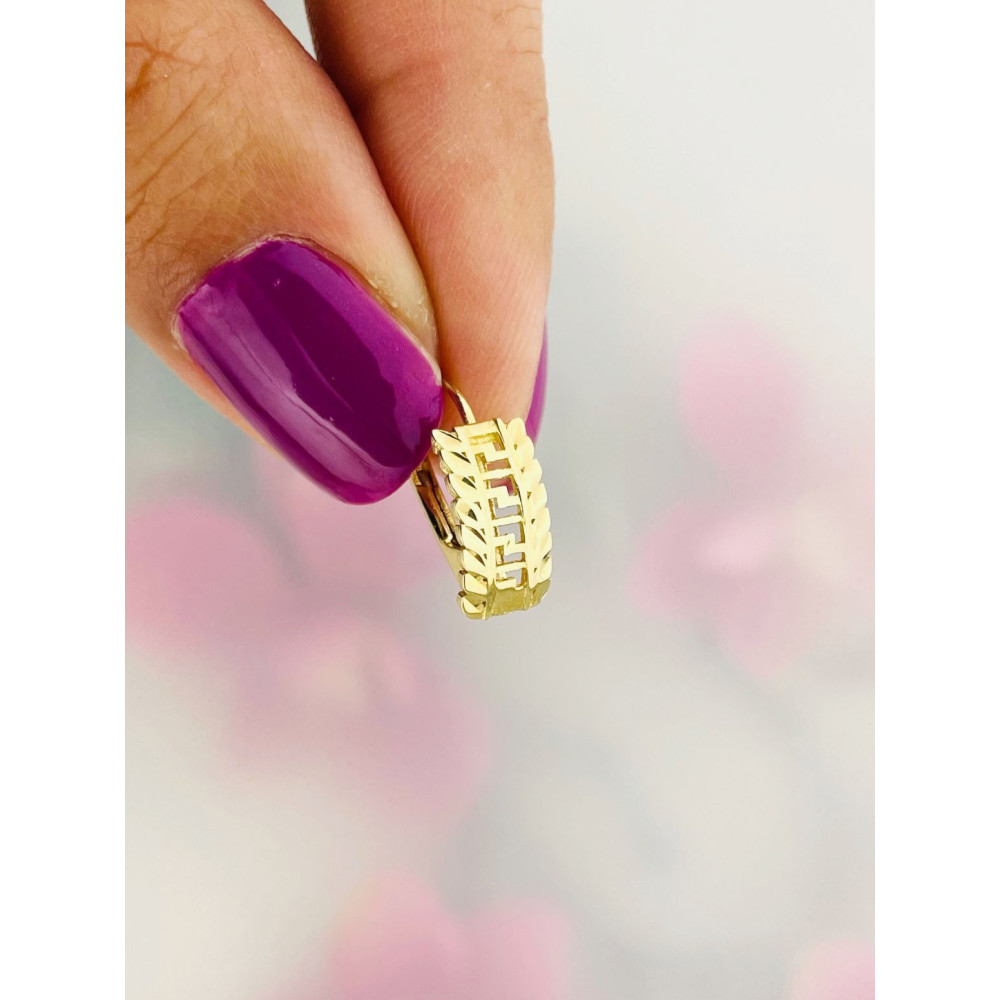 griechisch Ohrringe Ohrhänger Ohrstecker Ohrschmuck Gelbgold Paar 585er 14KT