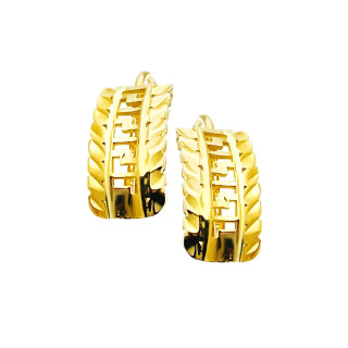 griechisch Ohrringe Ohrhänger Ohrstecker Ohrschmuck Gelbgold Paar 585er 14KT