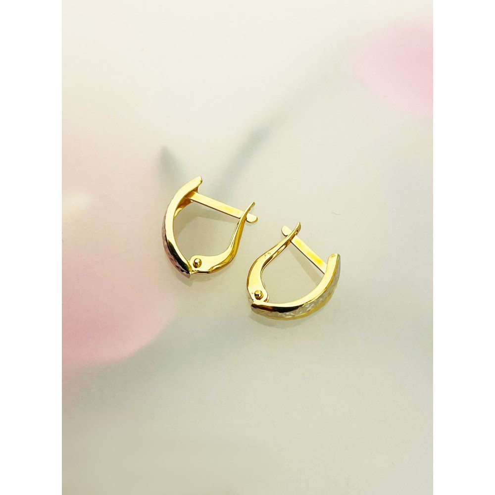 Ohrringe Ohrhänger Ohrstecker Ohrschmuck Gelbgold Paar 585er 14KT