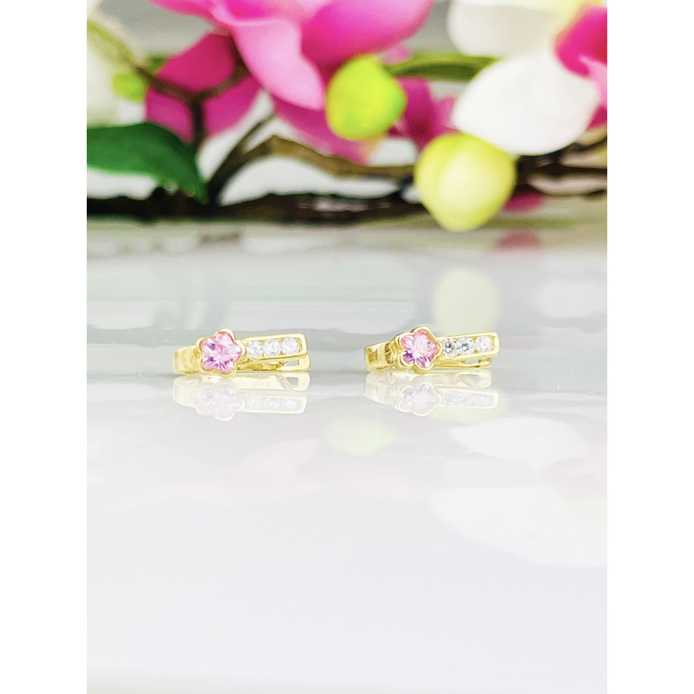 Gold Ohrringe Mit Zirkonia Ohrhänger Ohrstecker Ohrschmuck Paar Gelbgold