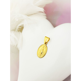 Anhänger Madonna Maria Goldanhänger Erstkommunion Milagrosa 585er 14KT