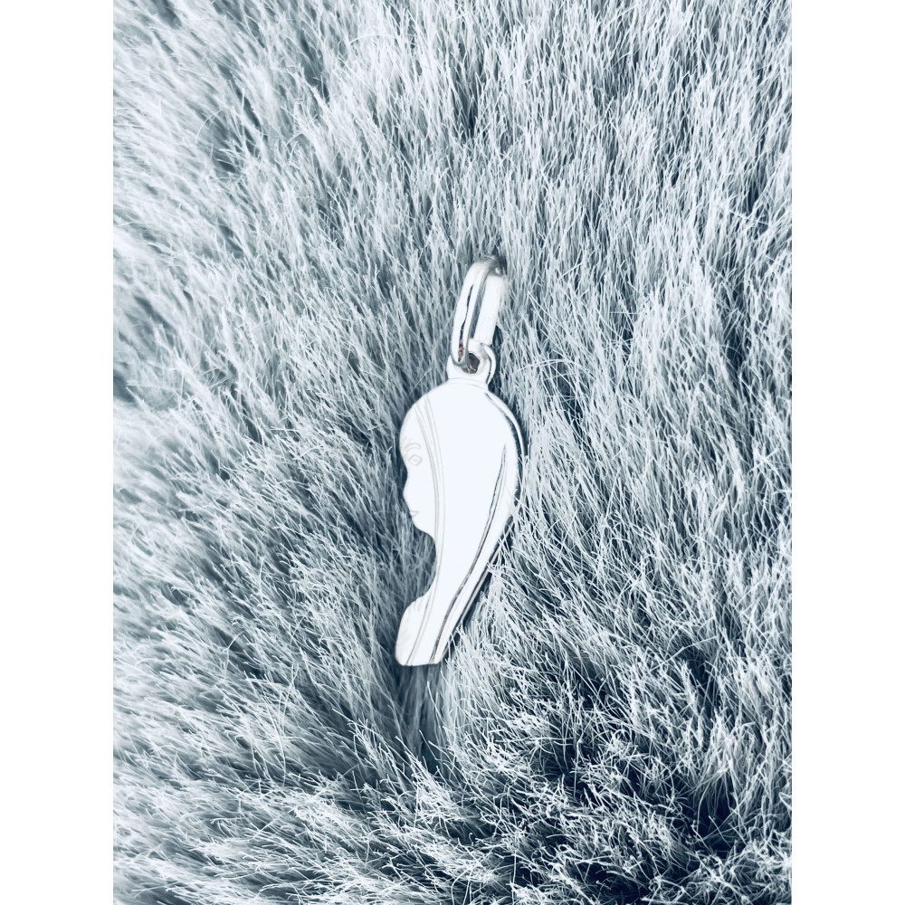 Złoty Medalik Matka Boska Fatimska Zawieszka białe złoto Chrzest Komunia