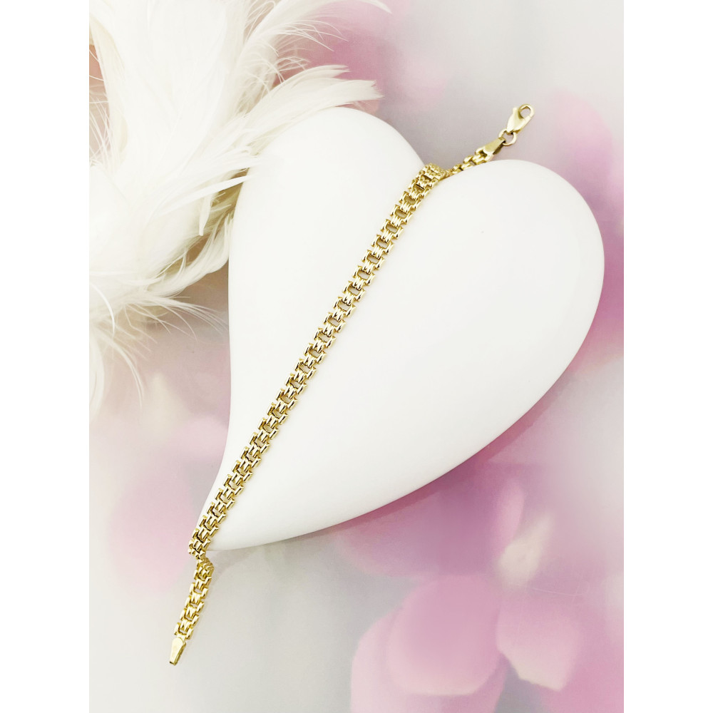 Damen Goldarmband Armband Armkette Gelbgold