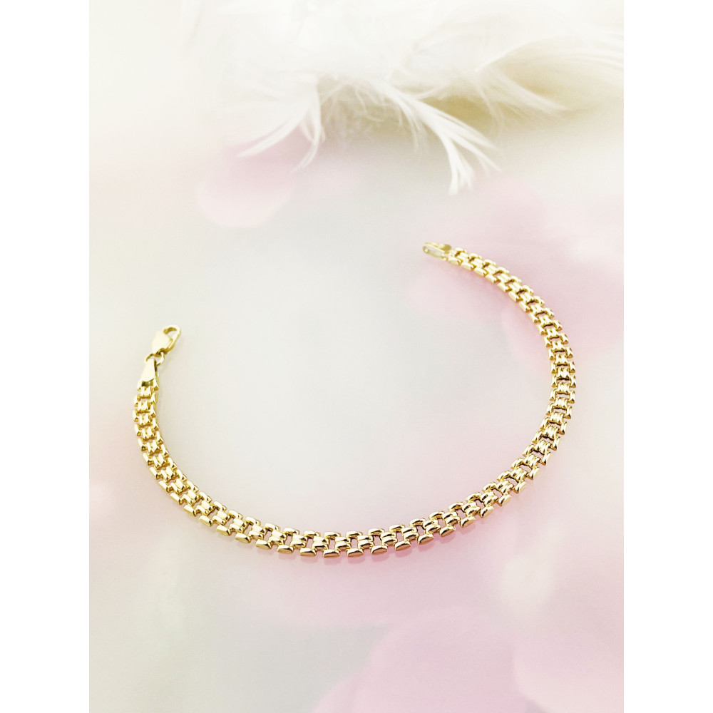 Damen Goldarmband Armband Armkette Gelbgold