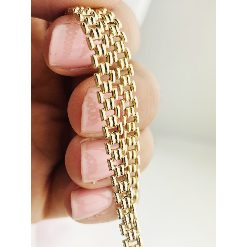 Damen Goldarmband Armband Armkette Gelbgold