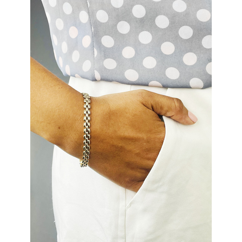 Damen Goldarmband Armband Armkette Gelbgold