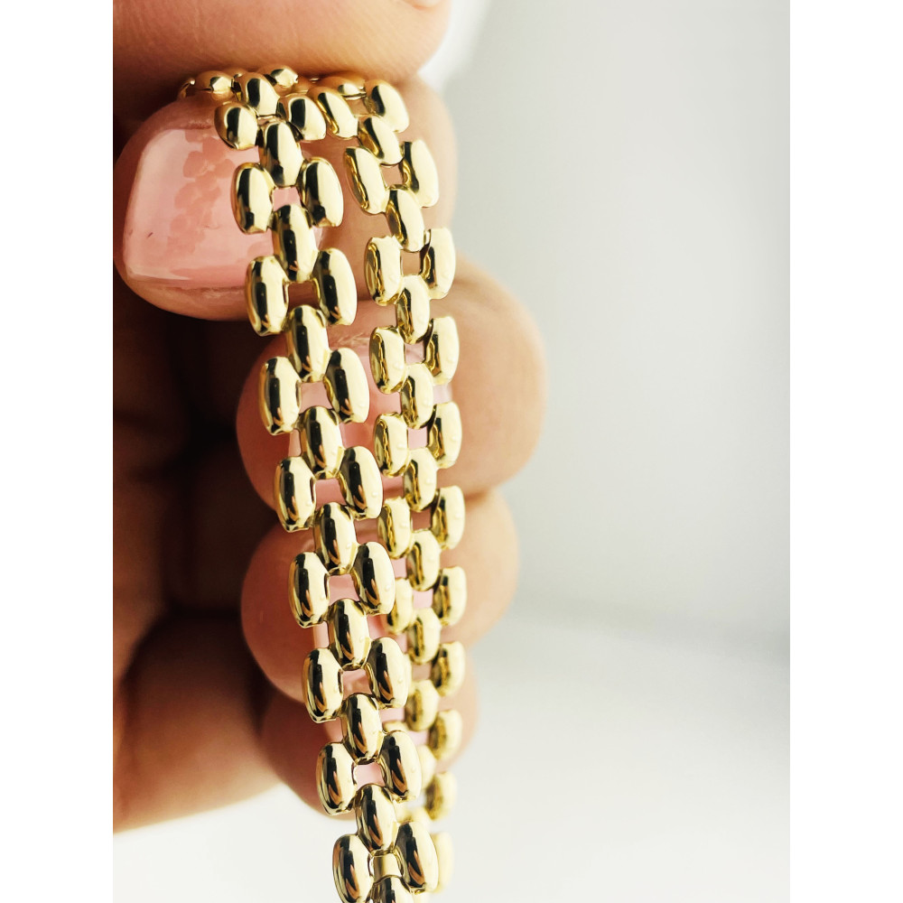 Damen Goldarmband Armband Armkette Gelbgold