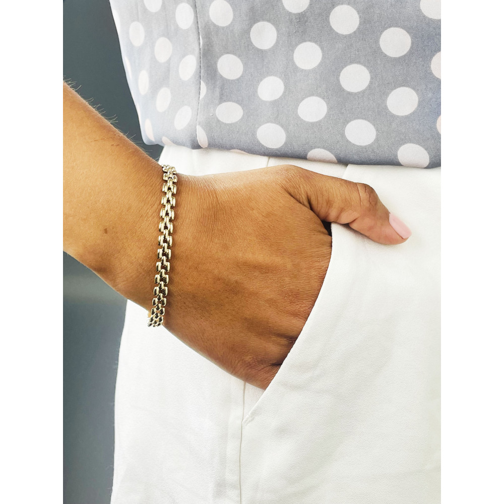 Damen Goldarmband Armband Armkette Gelbgold