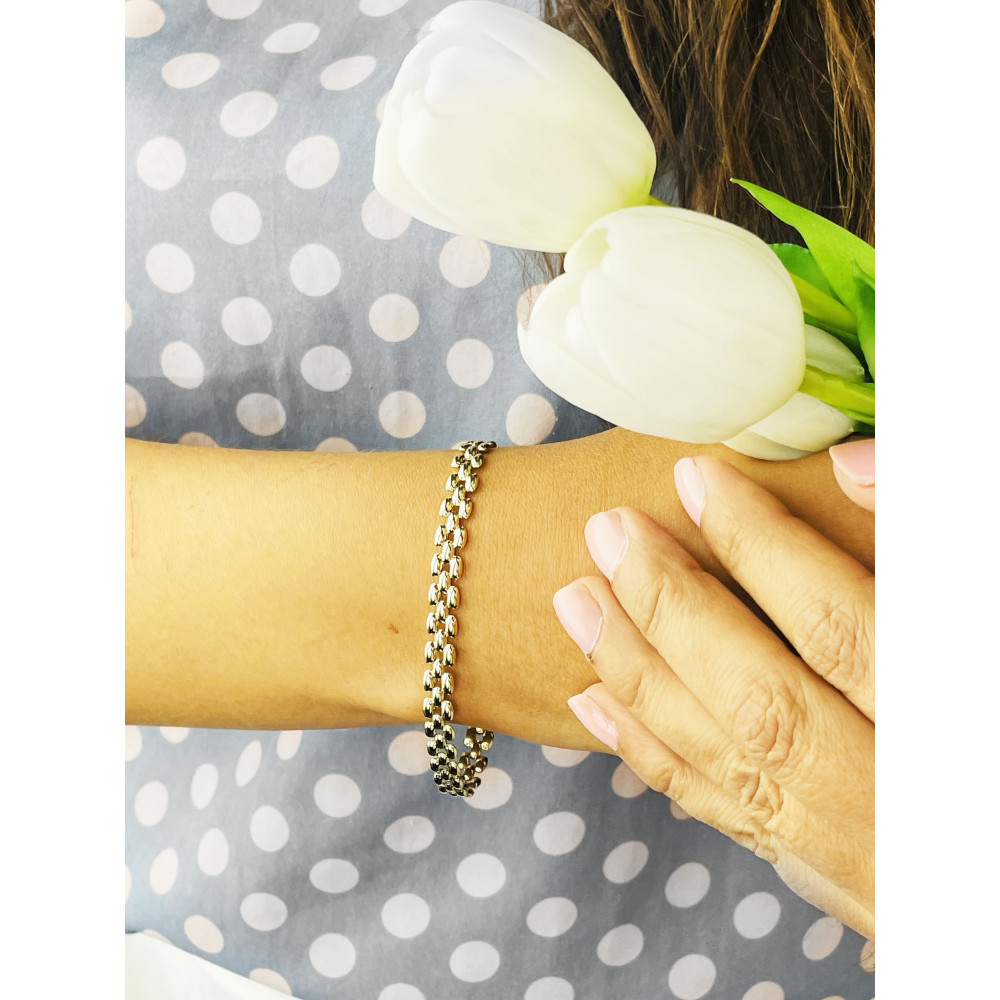 Damen Goldarmband Armband Armkette Gelbgold