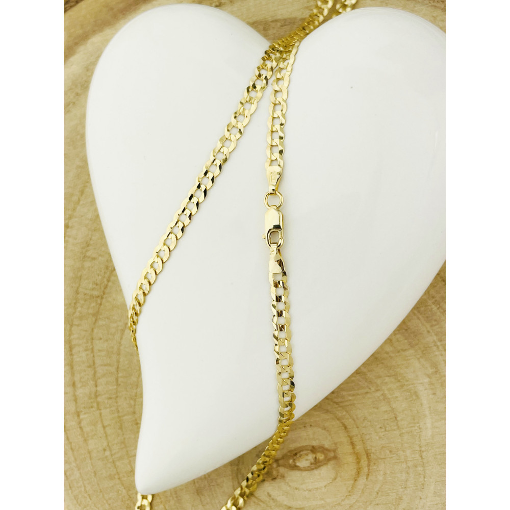 Goldkette Panzerkette Halskette Collier Echt Gold