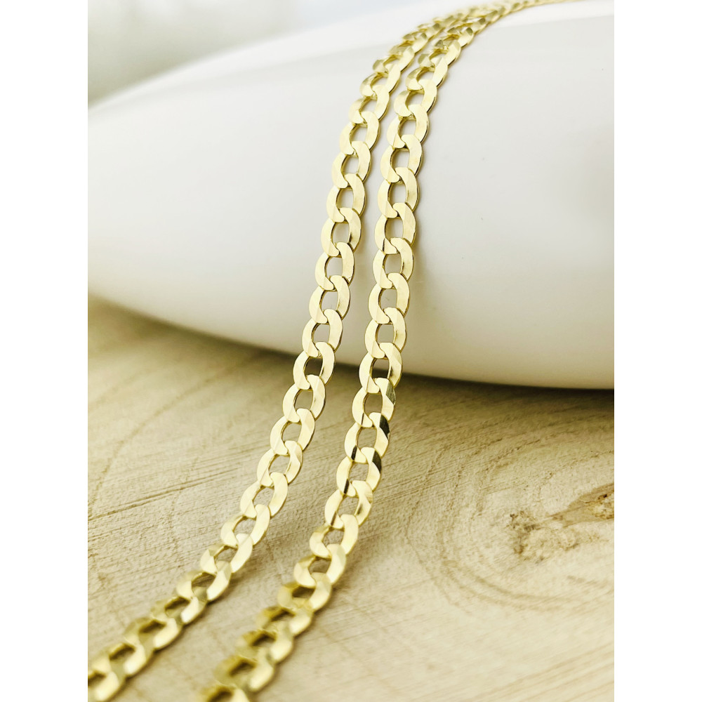 Goldkette Panzerkette Halskette Collier Echt Gold