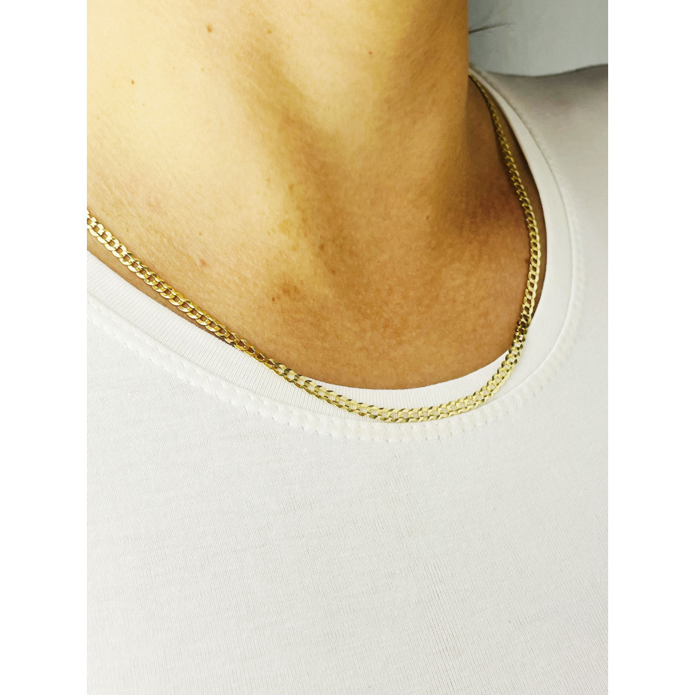 Goldkette Panzerkette Halskette Collier Echt Gold