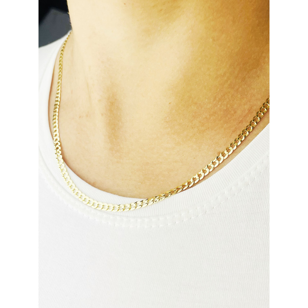 Goldkette Panzerkette Halskette Collier Echt Gold