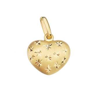 Anhänger Herz  Gelbgold Goldanhänger 585er 14KT