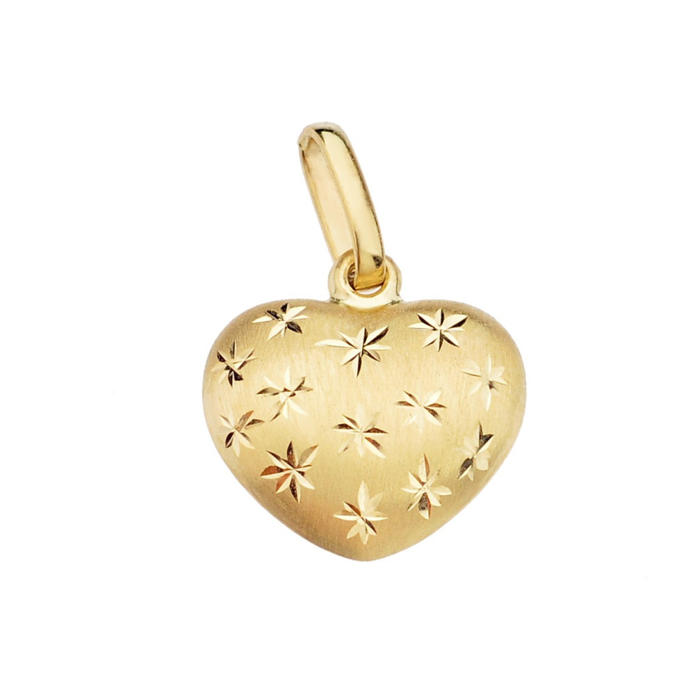 Anhänger Herz  Gelbgold Goldanhänger 585er 14KT