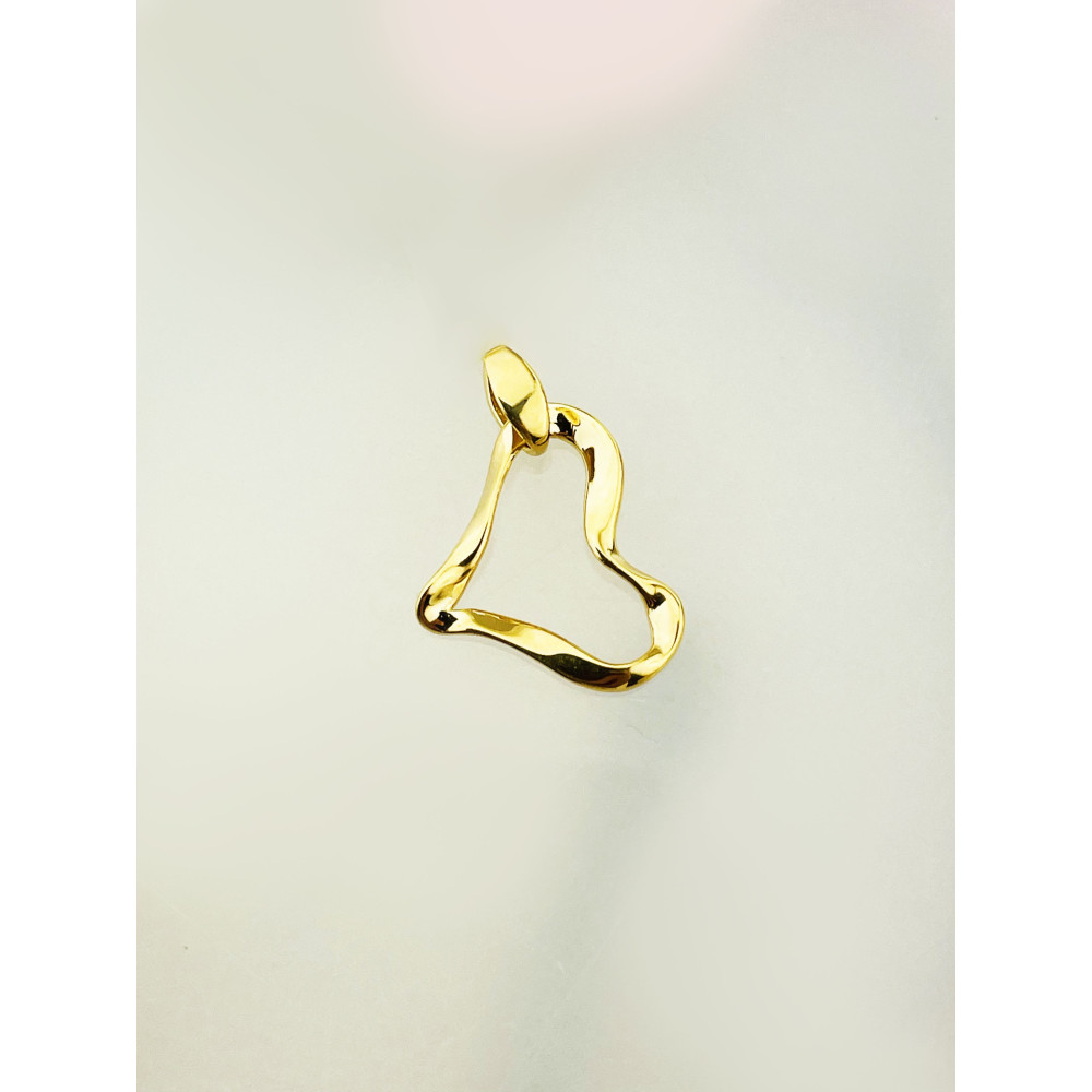 Anhänger Kettenanhänger Gold Goldanhänger Herz 585er 14KT